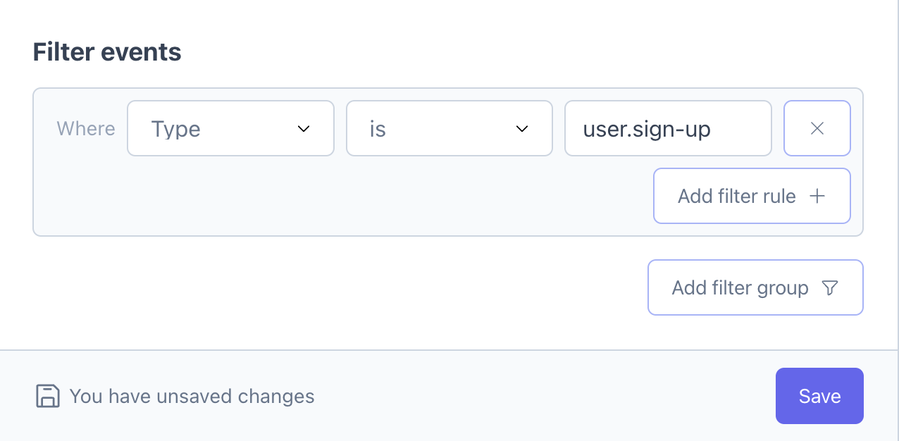 Filter form